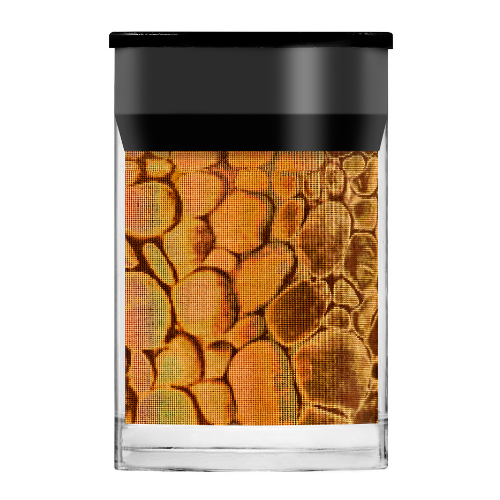 brown holographic animal foil