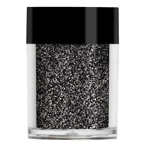 Black Multi Glitz Chunky Nail Glitter
