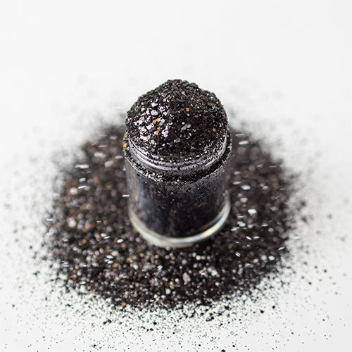 Black Multi Glitz Chunky Nail Glitter