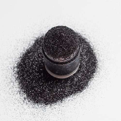 Black Ultra Fine Nail Glitter
