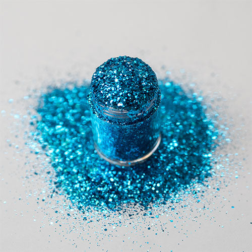 Blue Multi Glitz Chunky Nail Glitter