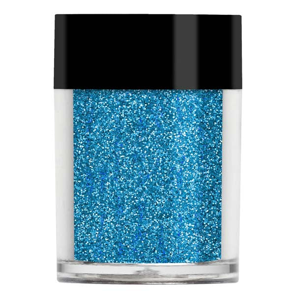 Blue holographic glitter