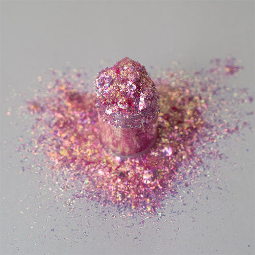 Blush Pink Iridescent Nail Flakes