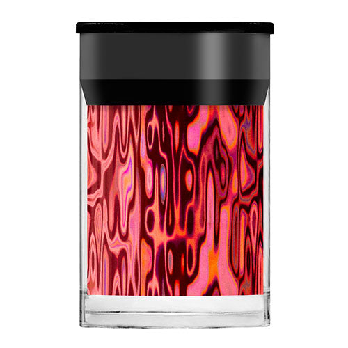 Bright Pink Waves Nail Foil