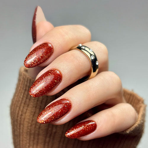 Citrine Glitter Gel Polish