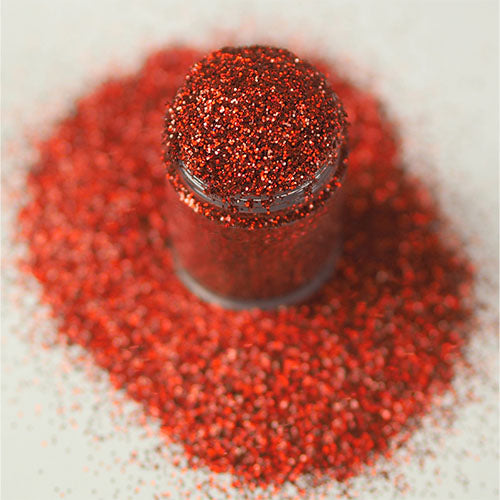 Deep Red Holographic Nail Glitter