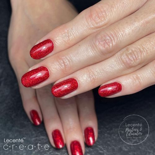 Flame Fireworks Holographic Nail Glitter