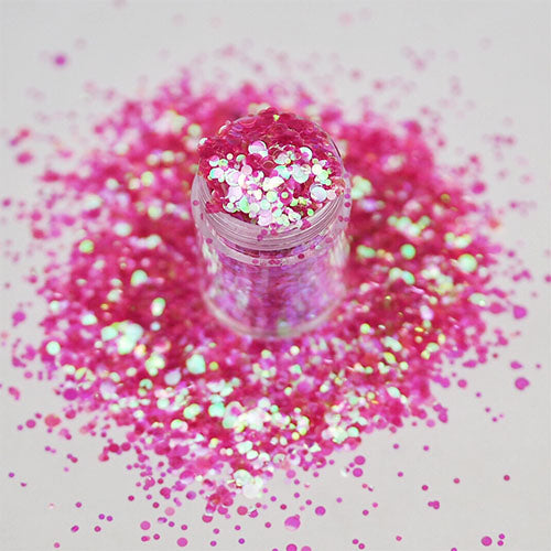 Flamingo Chunky Nail Glitter Shapes