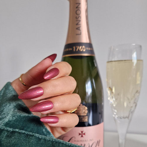 Glistening-Gala-purple-red-Glitter-Gel-Polish