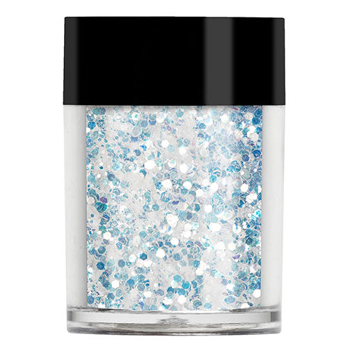 Golden White Multi Glitz Chunky Nail Glitter
