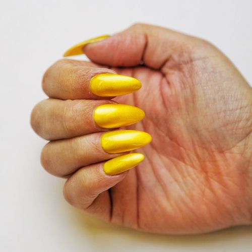 Sunburst Yellow Nail Powder