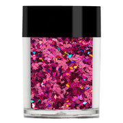 Hot Pink Holographic Chunky Nail Glitter Diamonds