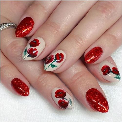 Cardinal Multi Glitz Chunky Nail Glitter