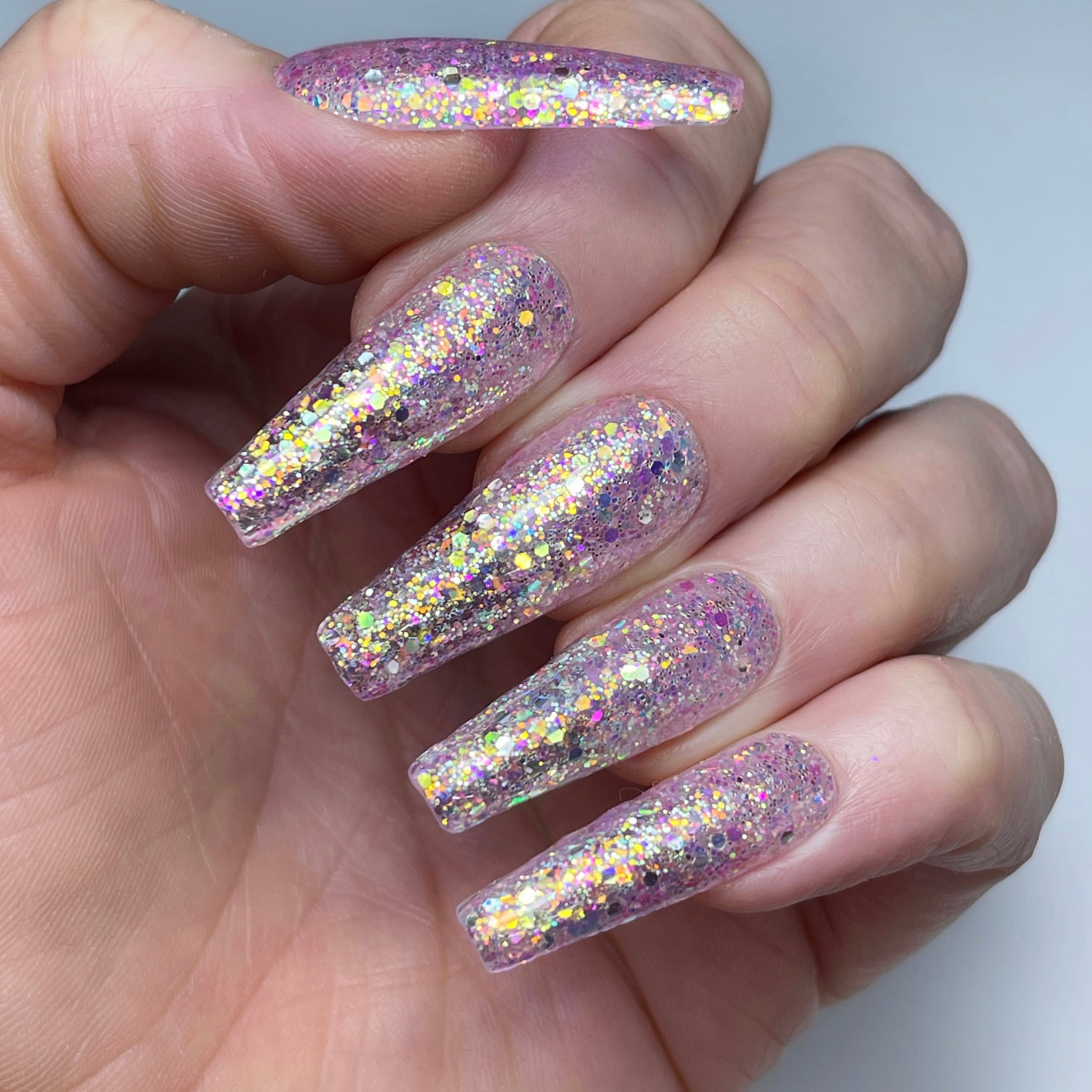 Marshmallow Multi Glitz Nail Glitter