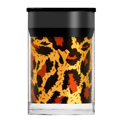 metallic leopard nail foil