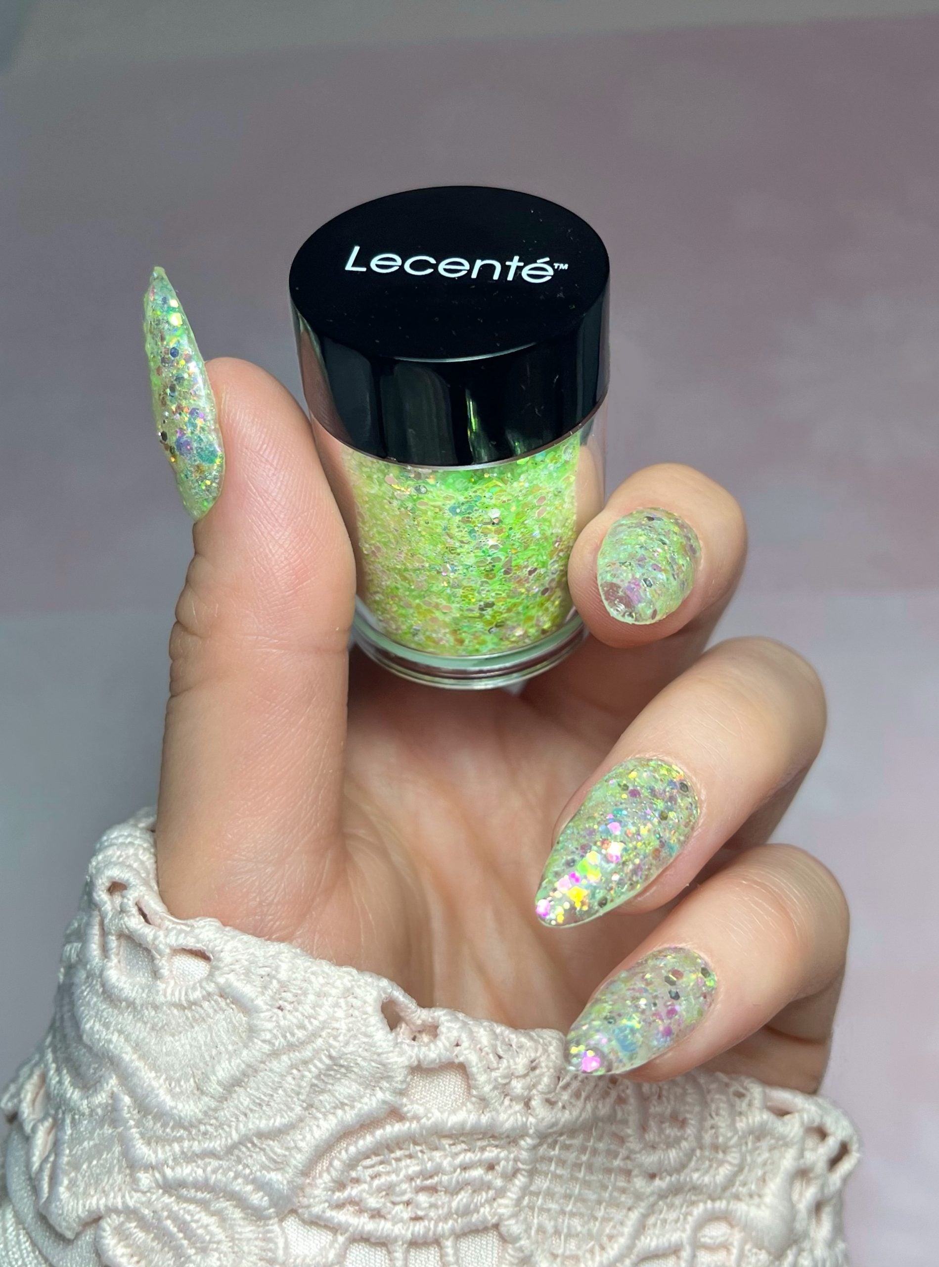 Mint Swirl Multi Glitz Nail Glitter
