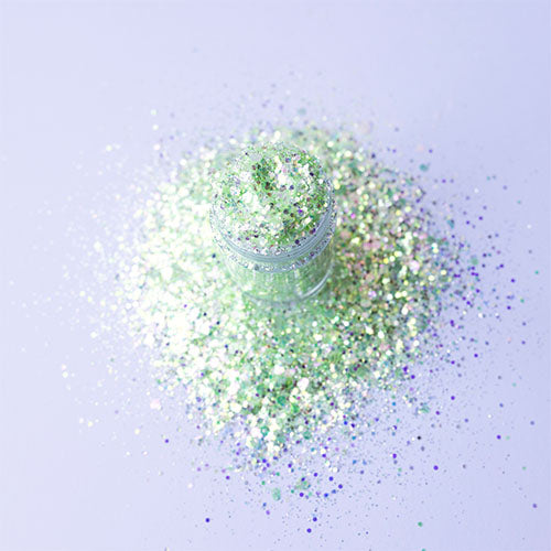 Mint Swirl Multi Glitz Nail Glitter