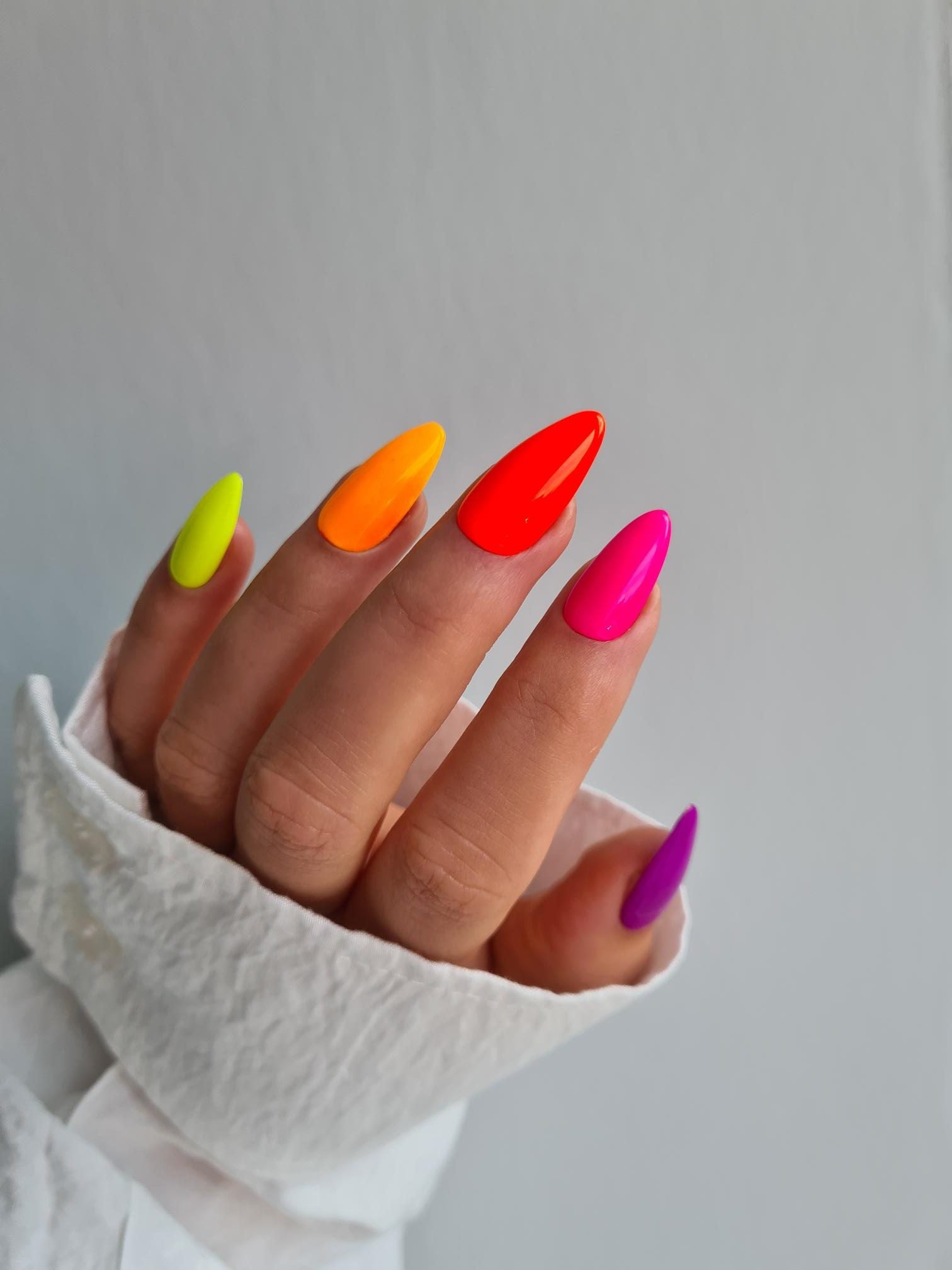 Scratch Neon Nail Powder