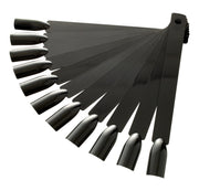 Square Tip Nail Display Black