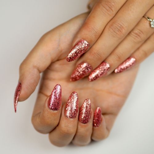 New York Pink Multi Glitz Chunky Nail Glitter