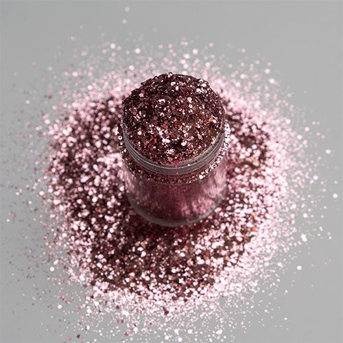 New York Pink Multi Glitz Chunky Nail Glitter