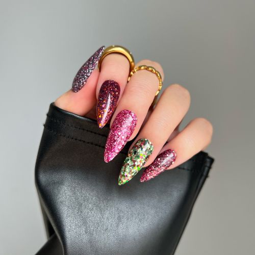 Hibiscus Metallic Multi Glitz Nail Glitter