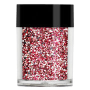 pink silver nail glitter