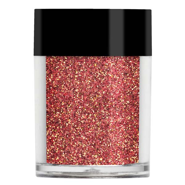 Brown red nail glitter