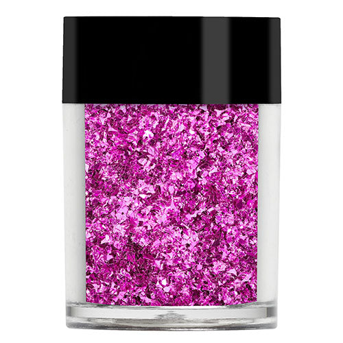 Pink Irregular Nail Glitter Shapes