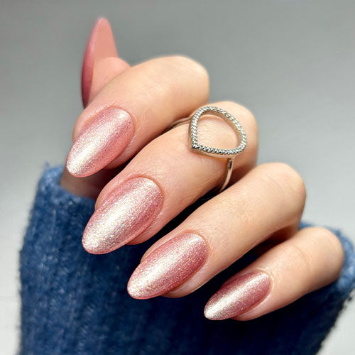 Pink Tourmaline Mica Gel Polish