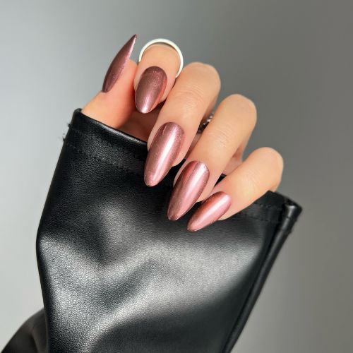 Metallic Pink Lace Liquid