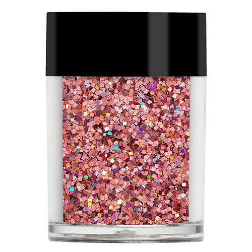 Rose Holographic Chunky Nail Glitter Squares