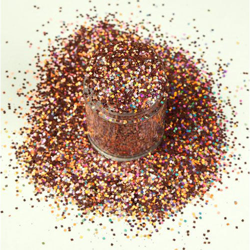 Rose Holographic Chunky Nail Glitter Squares