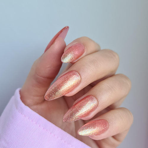 Sandy Bronze Glitter Gel Polish