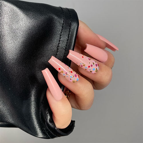 Spill-The-Confetti-Peach-Pink-Gel-Polish