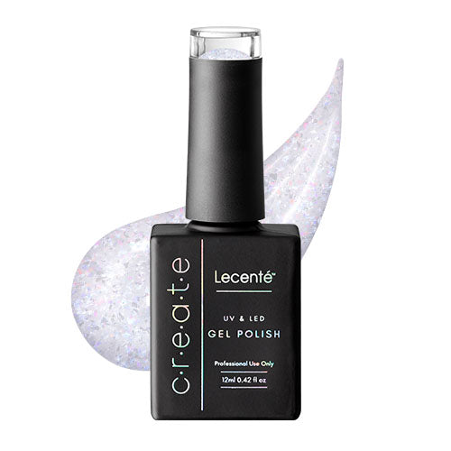 Star Crossed Lovers Clear Glitter Gel Polish