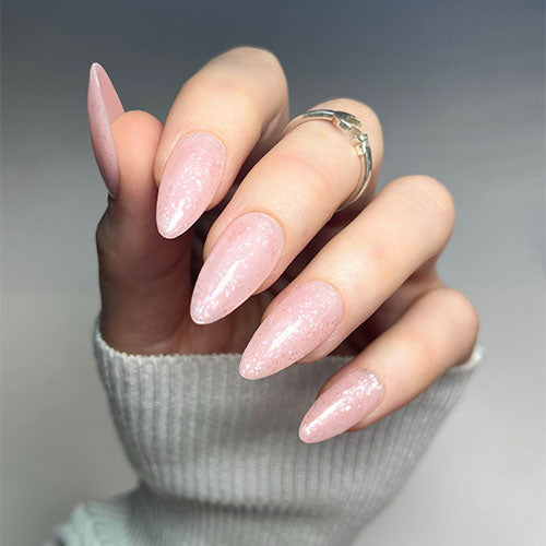 Star Crossed Lovers Clear Glitter Gel Polish