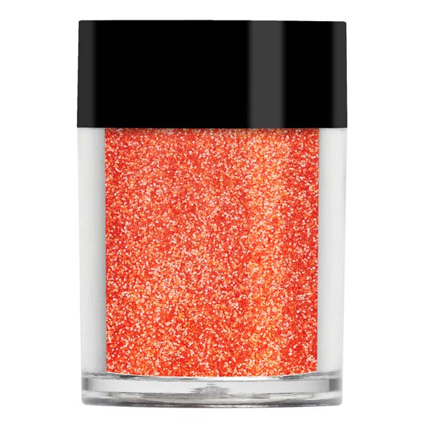 Coral Orange Glitter