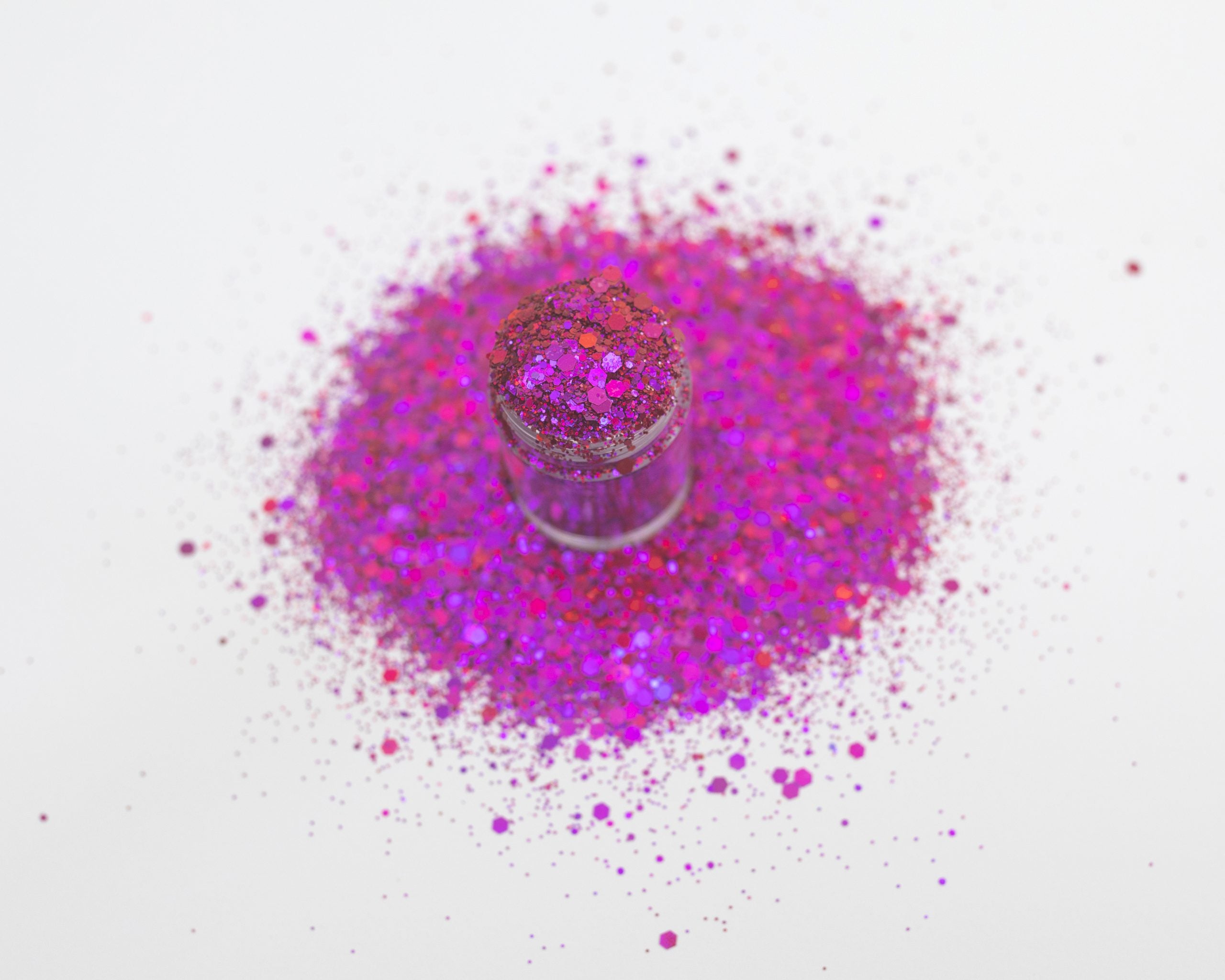 Hot Pink Nail Glitter