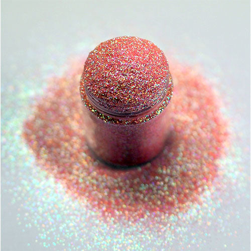 Tickle Me Pink Iridescent Nail Glitter
