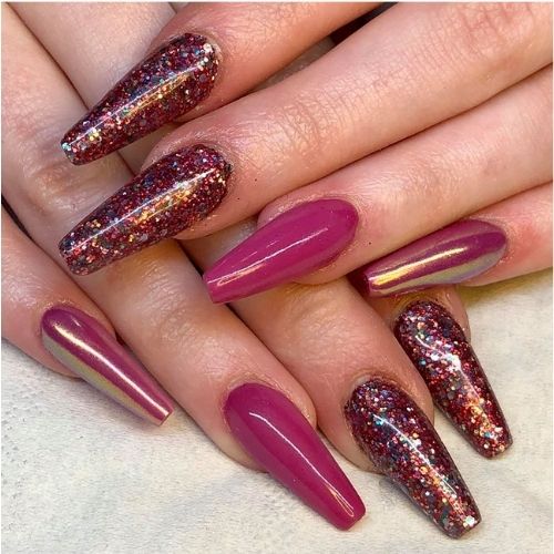 Diva Multi Glitz Chunky Nail Glitter