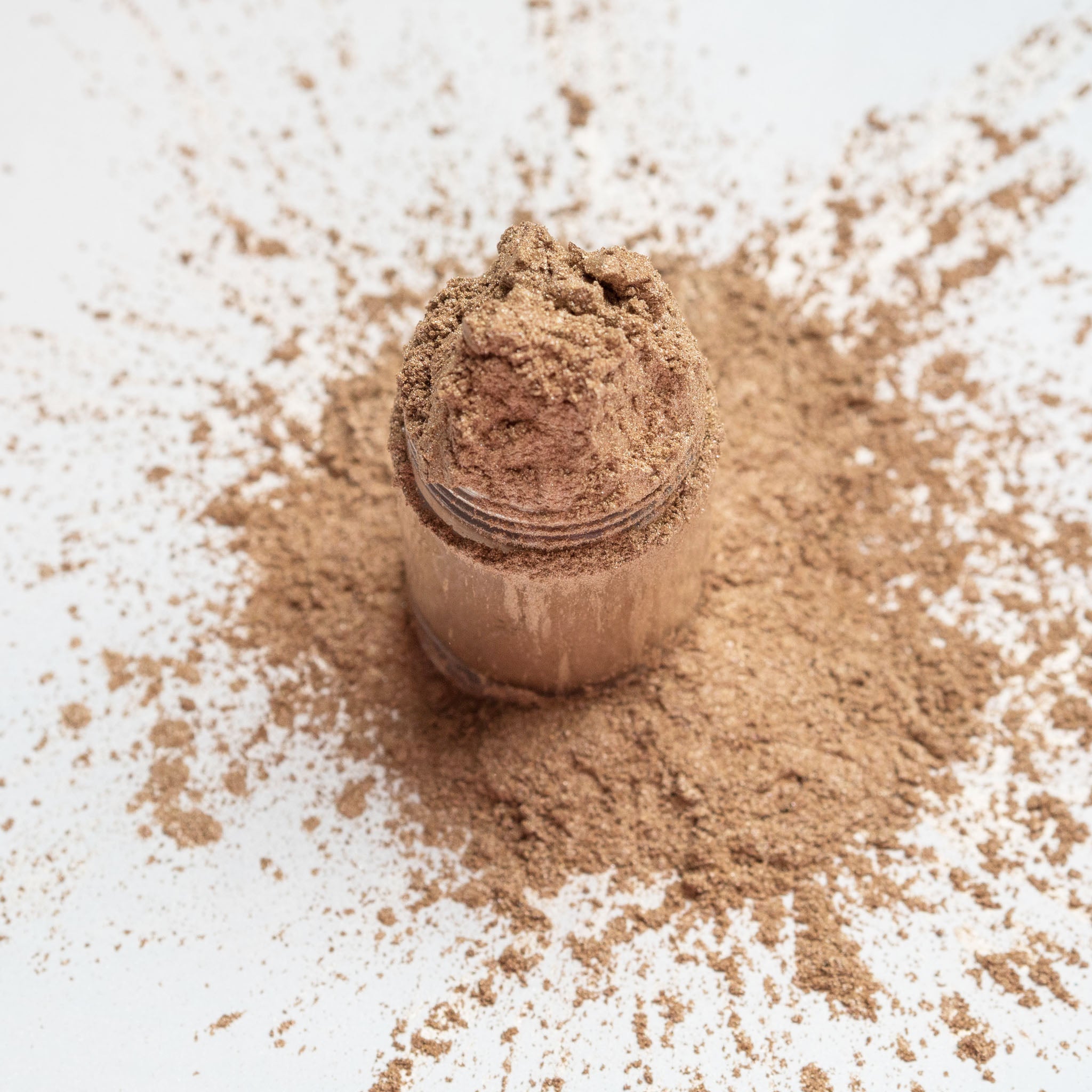 cappucino nail art powder