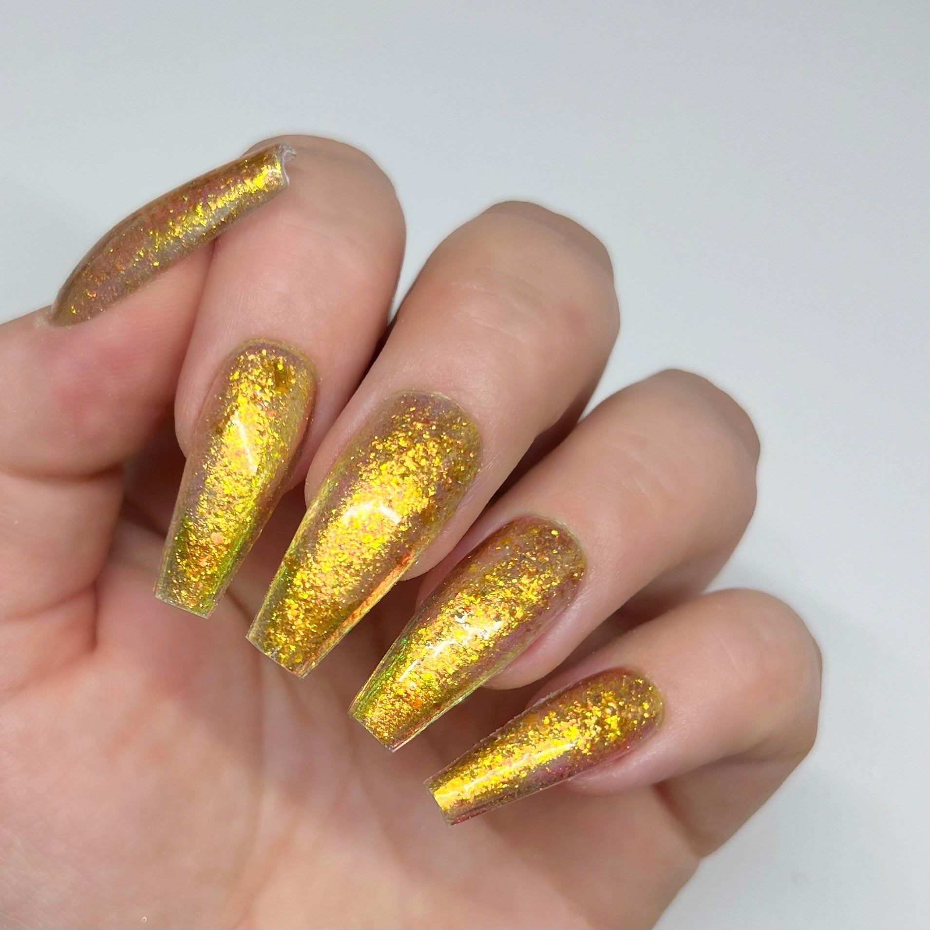 Metallic Gold Nail Flakes