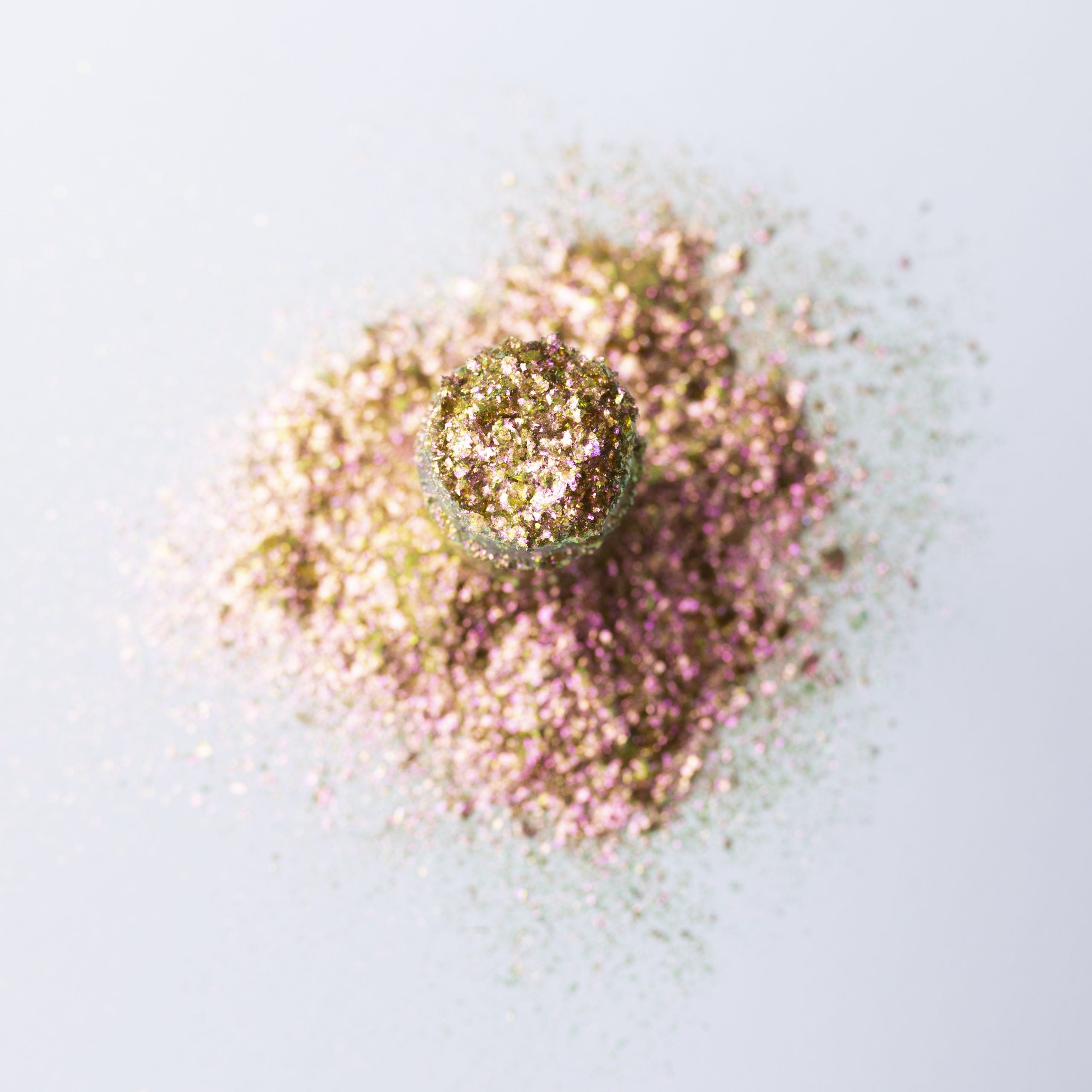 Metallic Pink Nail Flakes