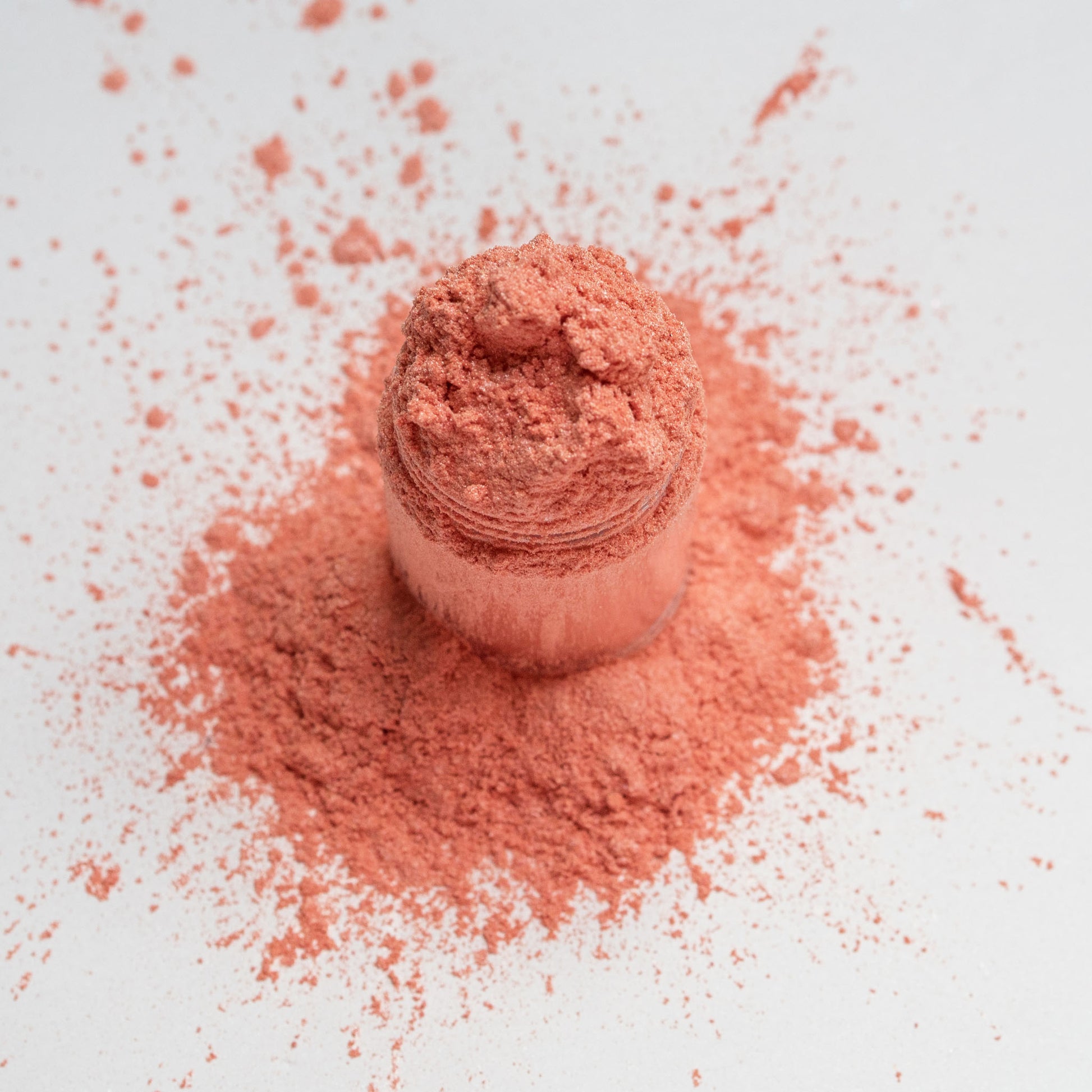 peach ombre powder