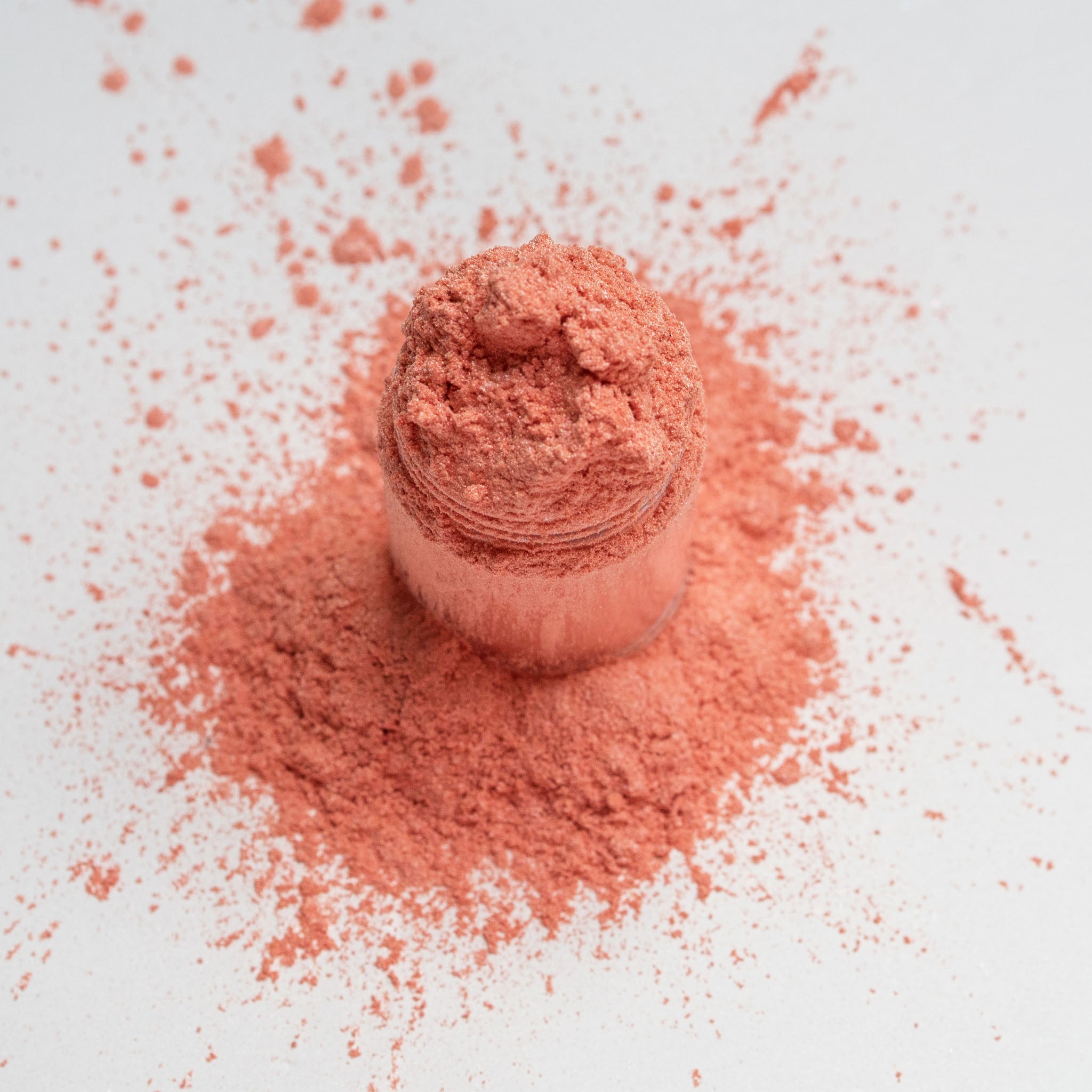 peach ombre powder