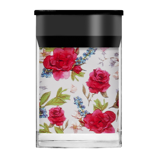 Lecenté Pink Rose Nail Art Foil