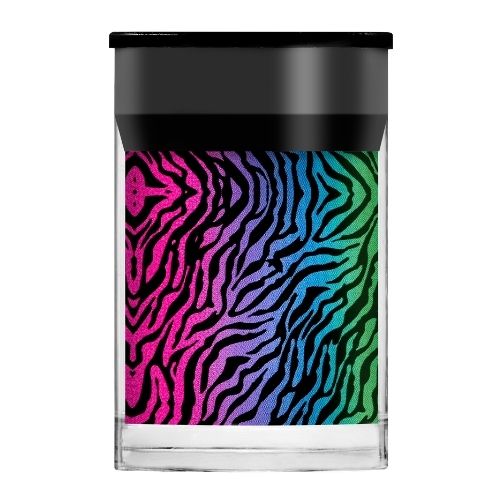 rainbow tiger nail art foil