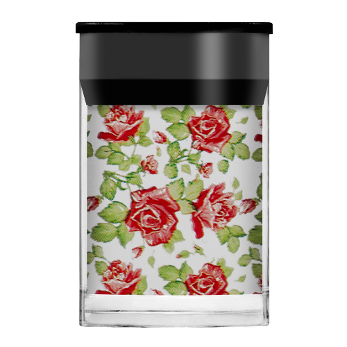 Lecenté Red Rose Nail Art Foil