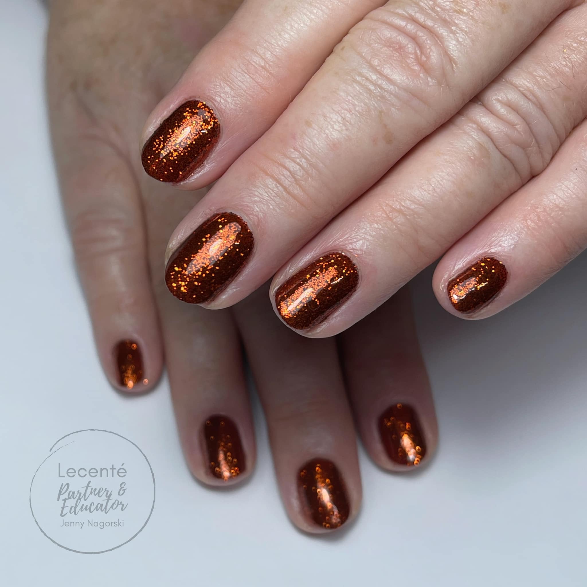 Apricot Ultra Fine Nail Glitter